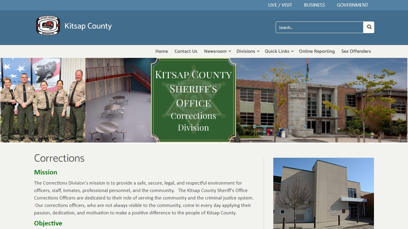 Corrections - Kitsap County, Washington